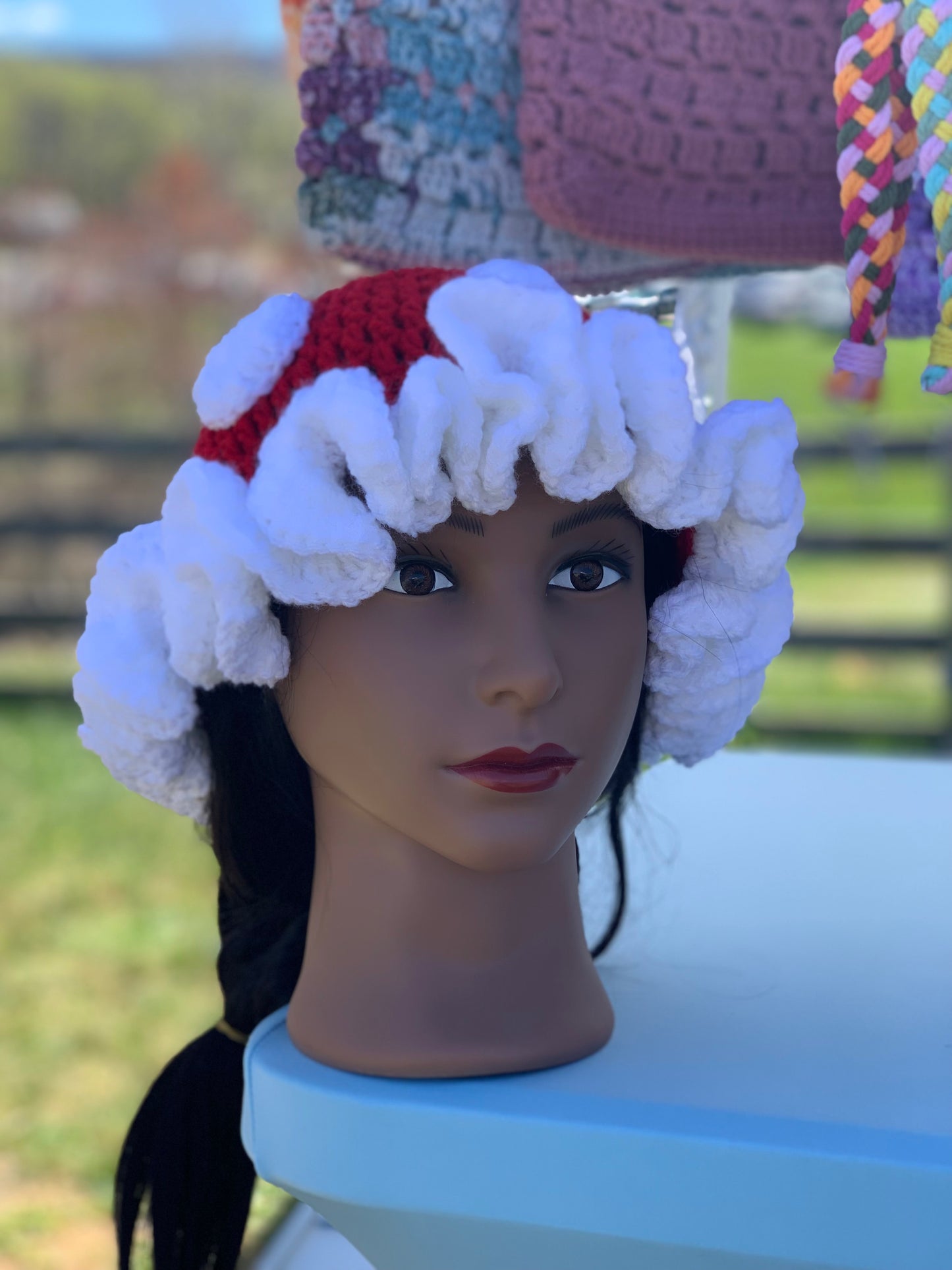 Crochet Ruffle Hat