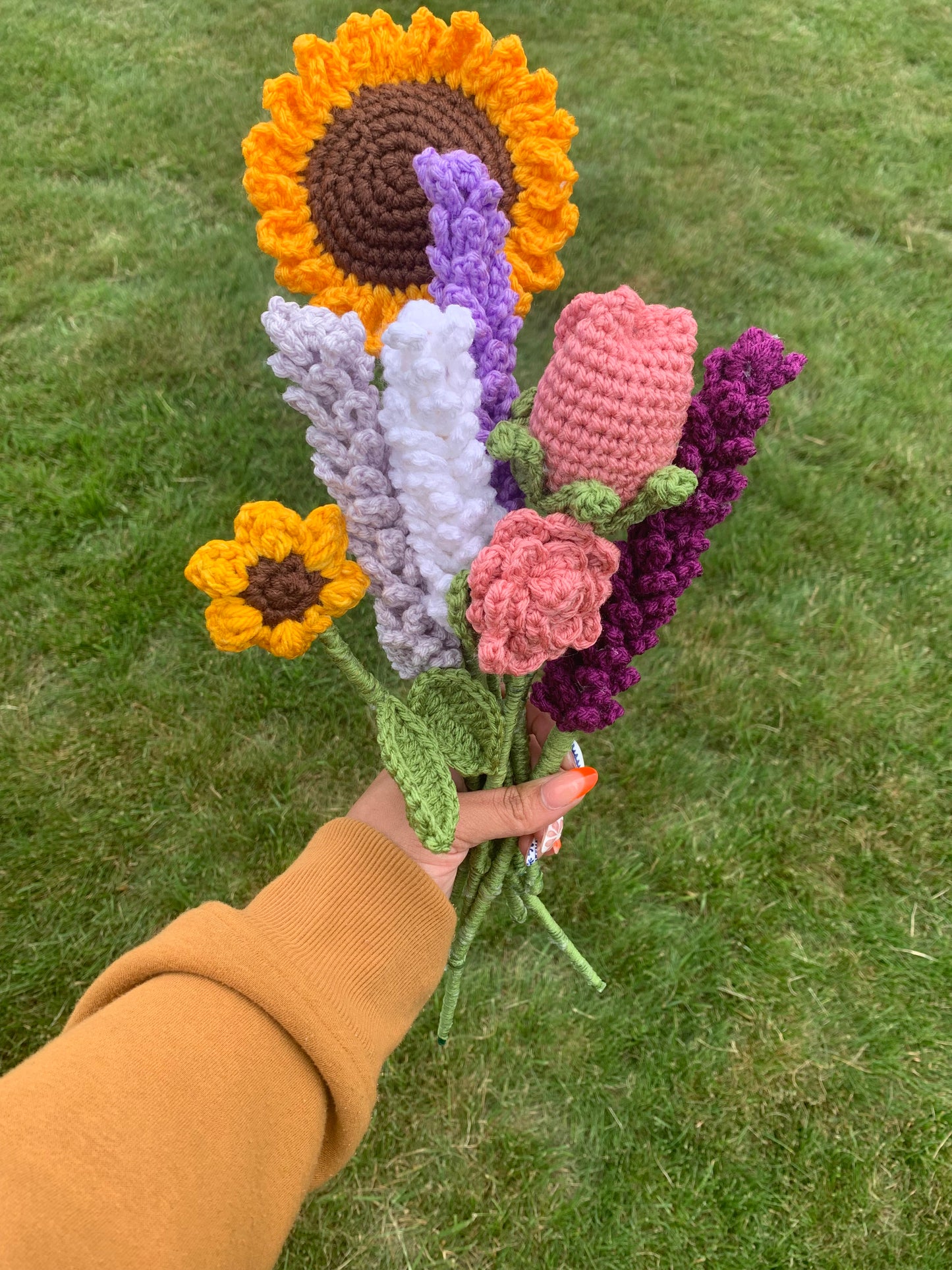 Crochet Flower Bouquet