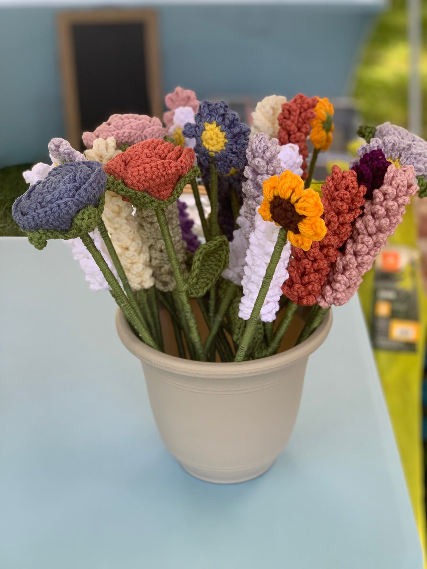 Crochet Individual Flowers