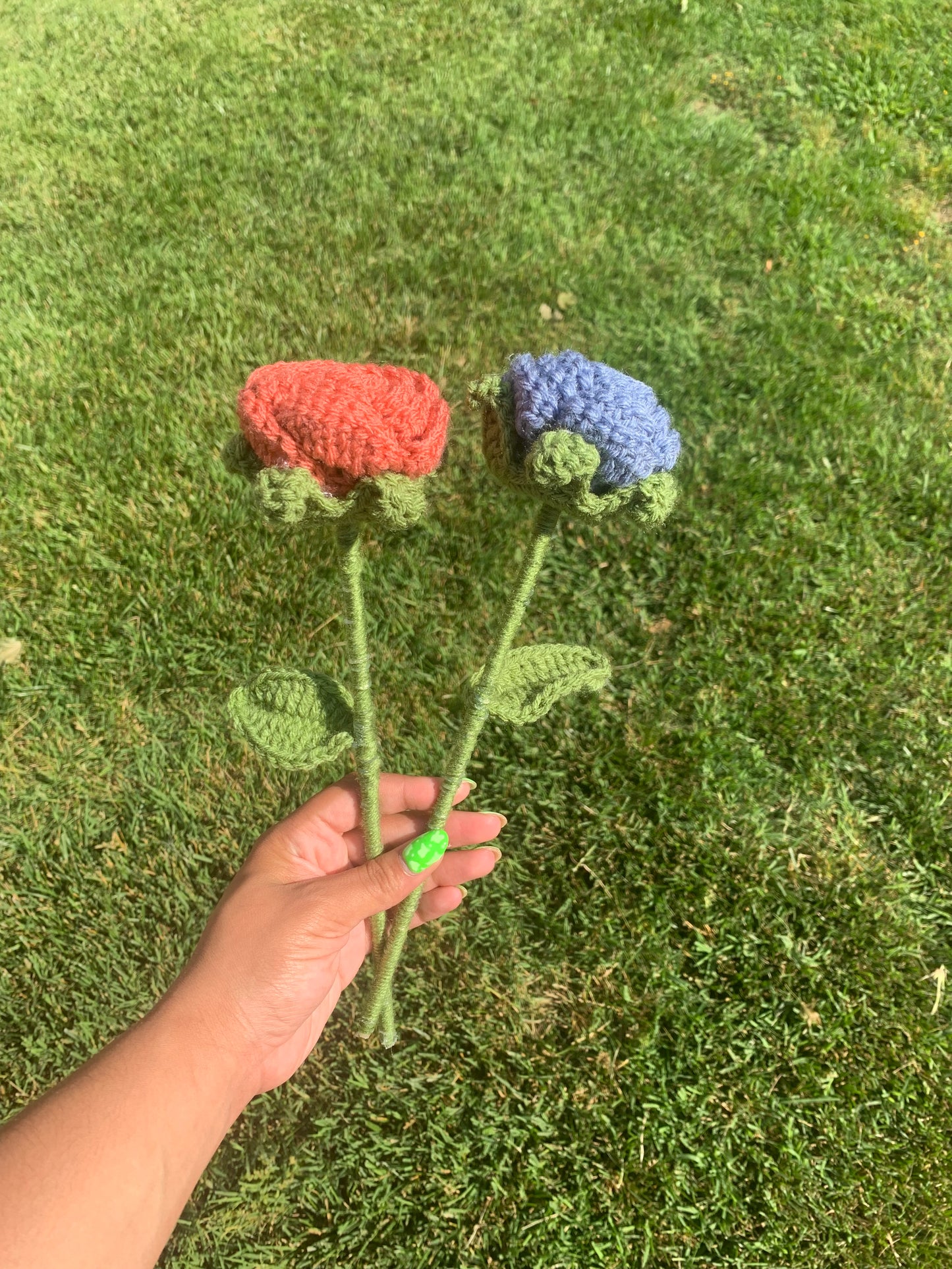 Crochet Individual Flowers