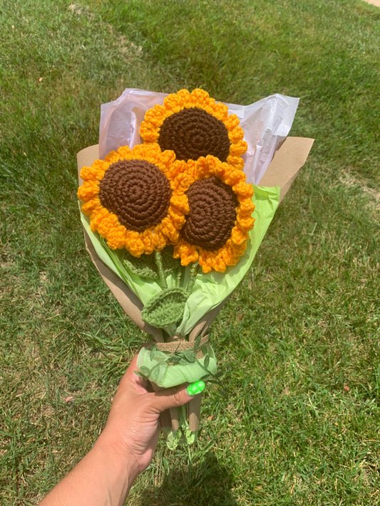 Crochet Flower Bouquet