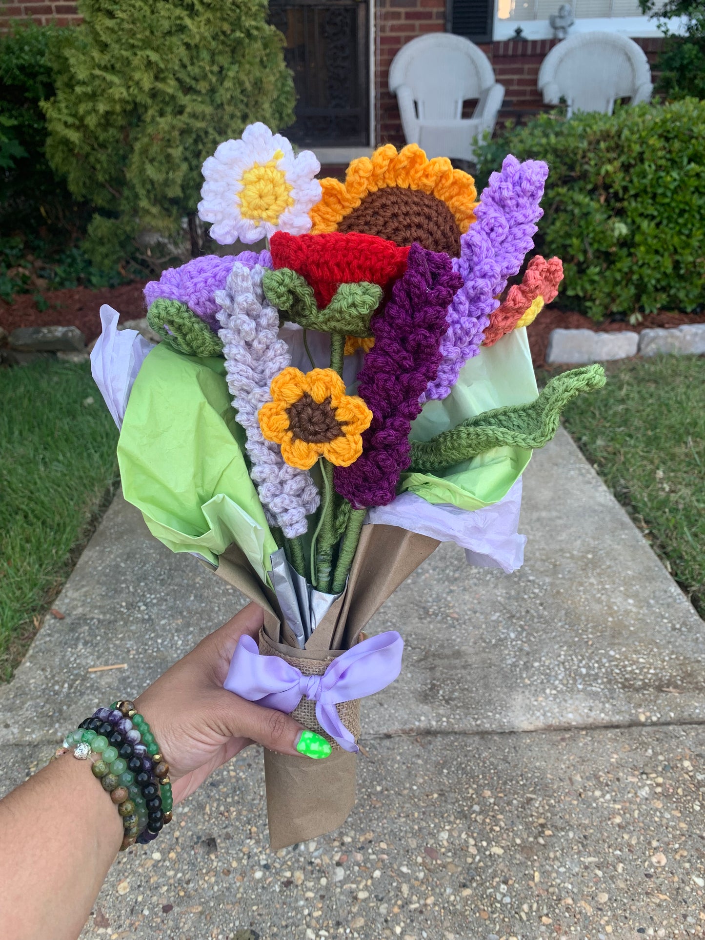 Crochet Flower Bouquet