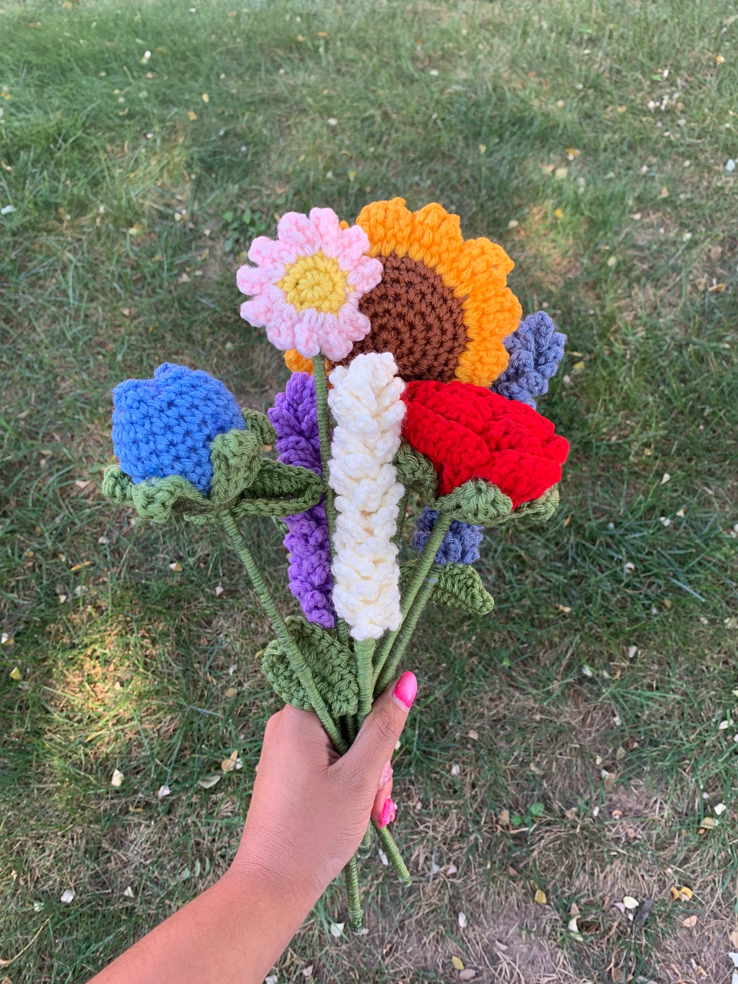 Crochet Flower Bouquet